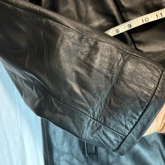 Preston & York Classic Black Leather Jacket - Picture 8 of 11